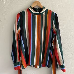 Silky Retro Blouse